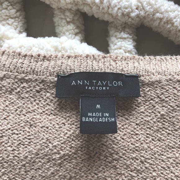 🌷NEW Cute Dolman Ann Taylor Cotton Blend Top - Picture 3 of 4